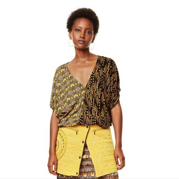 Desigual Tops - DESIGUAL Dolman Sleeve Blouse